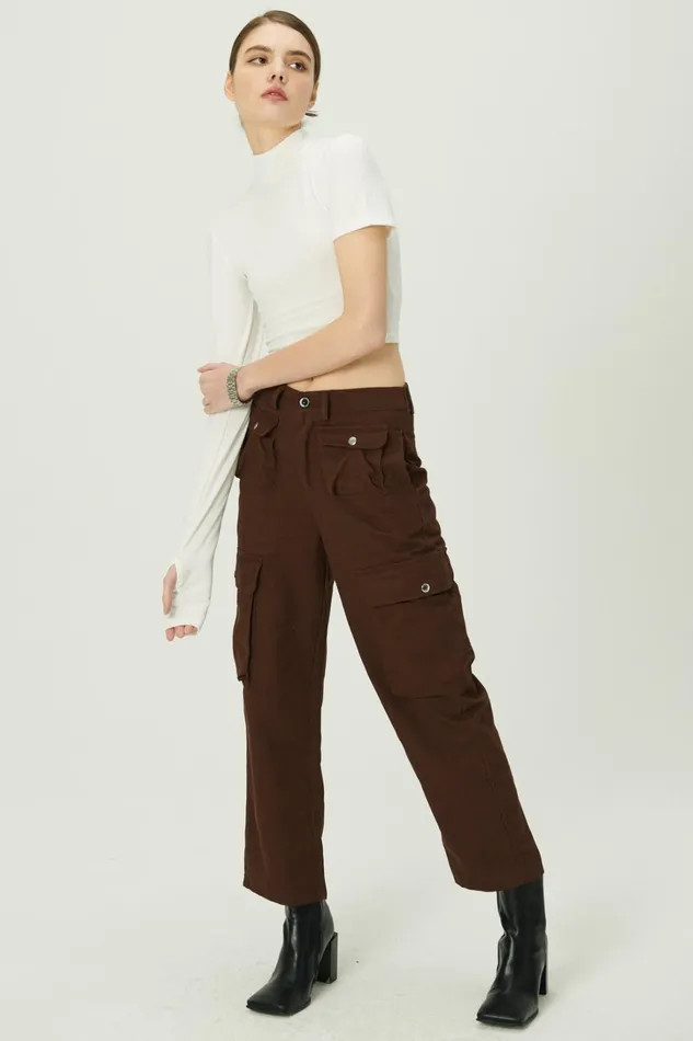 Storets Rachel Utility Cargo Pants Women Trousers