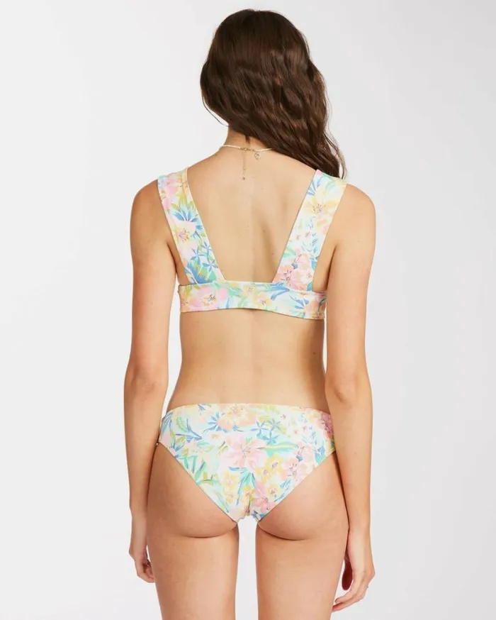 Sweet Tropics Reversible Plunge Bikini Top Multi Women Billabong Bikinis