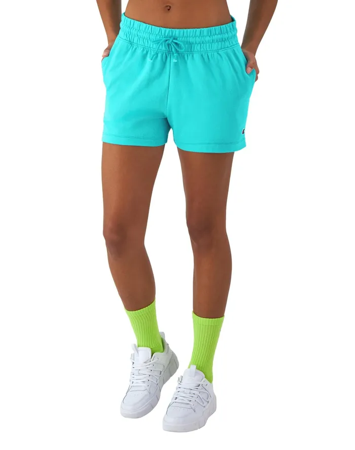 TShirt Shorts C Logo 3034 Aqua Excursion Women Champion Shorts