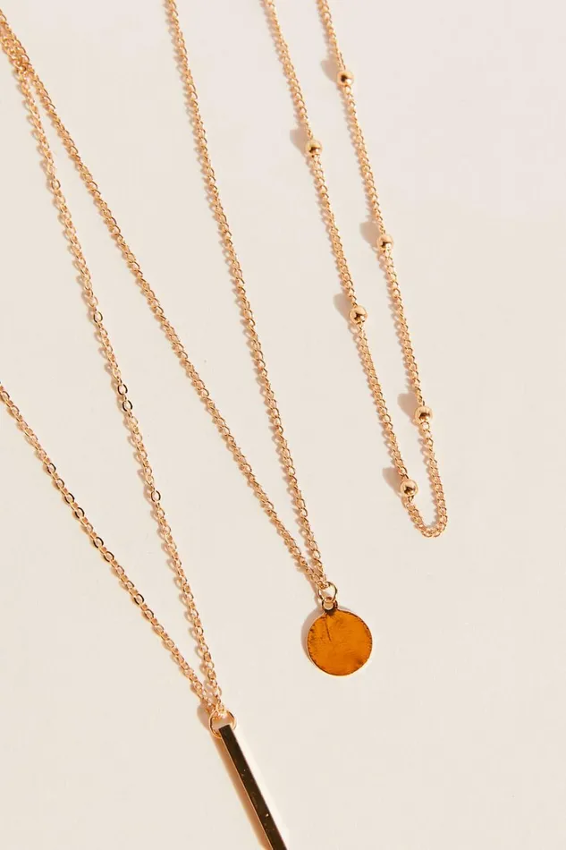 The Guest List Necklace In Gold Women Showpo Gold Plated Jewelry
