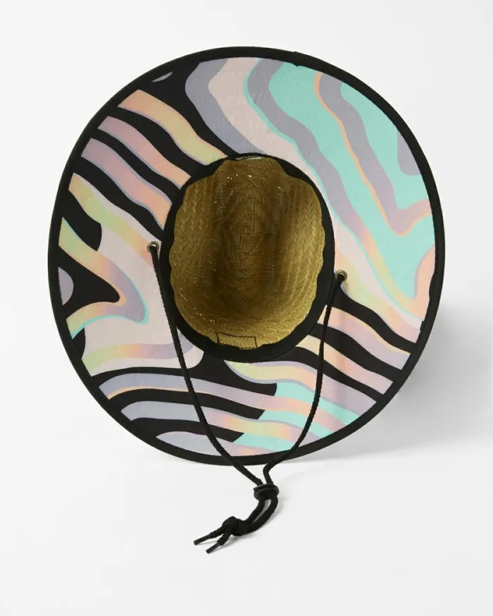 Tides Print Straw Lifeguard Hat Multi Men Billabong Hats