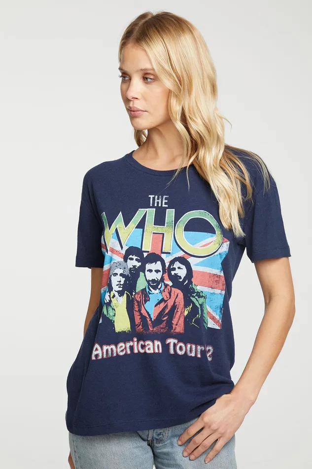 Tops Chaser Brand Womens The Who American Tour 82