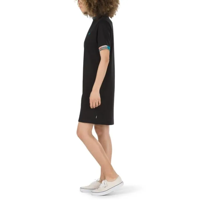 Vans Hi Roller Tri Check Dress Black Womens Dresses