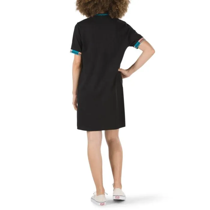 Vans Hi Roller Tri Check Dress Black Womens Dresses