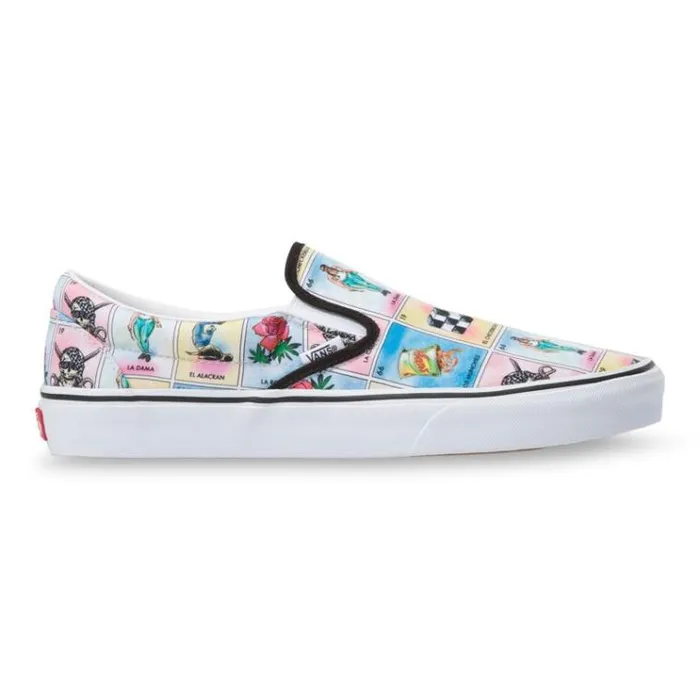 Vans LosSlipOn MultiTrue White Mens Classics Shoes Vans LosSlipOn MultiTrue White Mens Classics Shoes