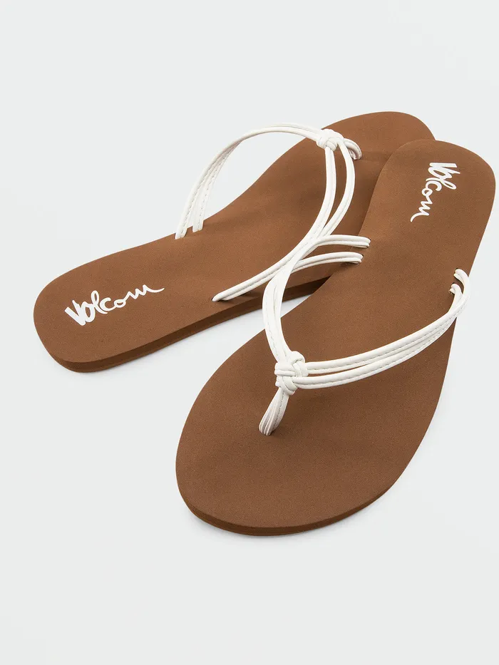 Volcom Sandals Forever And Ever Ii Sandal 8211 White White 8211 Womens