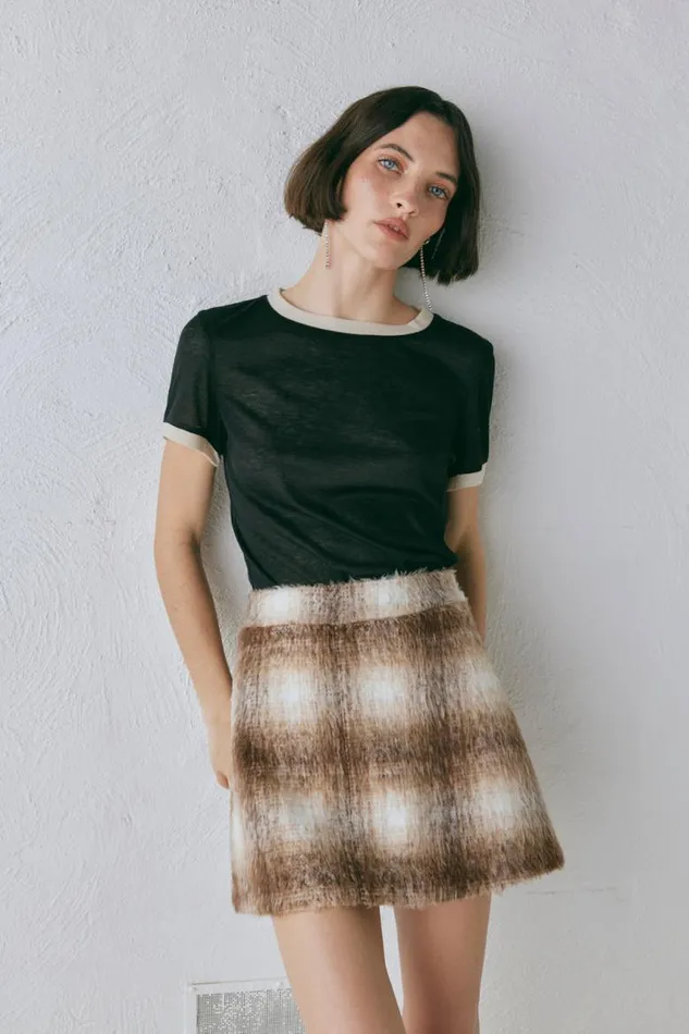 VRG GRL Alexa Mini Skirt Plaid Women Skirts