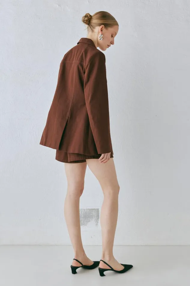 VRG GRL Esti Jacket Chocolate Women JacketsCoats