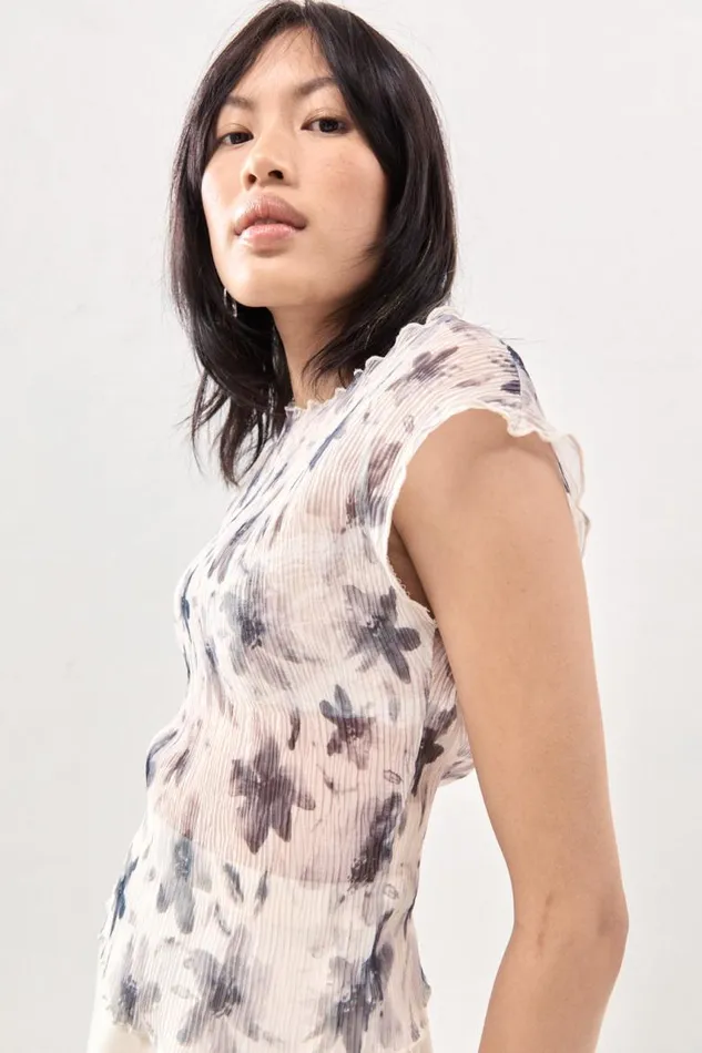 VRG GRL Retrofuture Top Charcoal Women Sleeveless