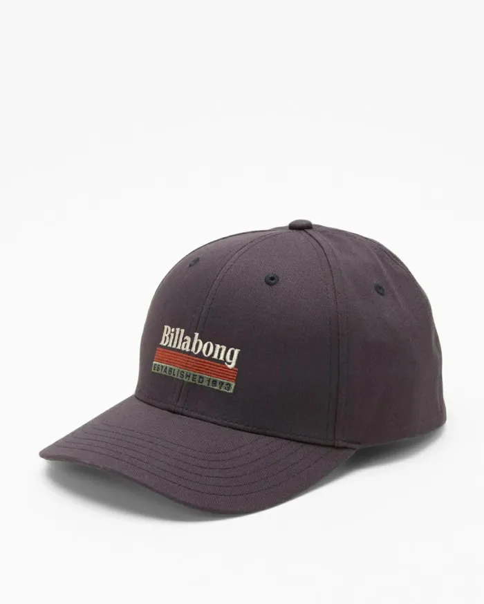 Walled Snapback Hat Navy Blue Men Billabong Hats