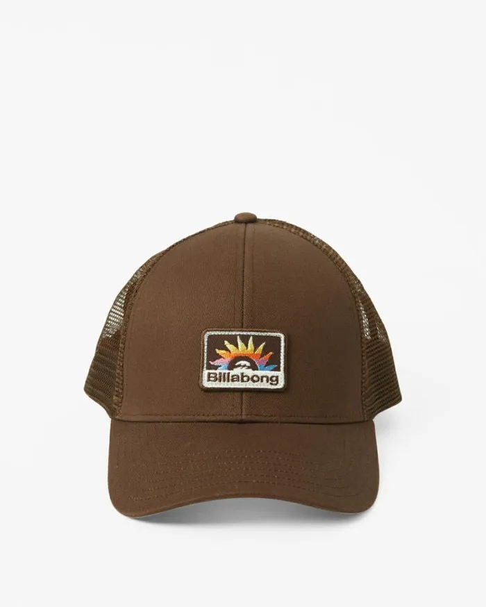 Walled Trucker Hat Mocha Men Billabong Hats