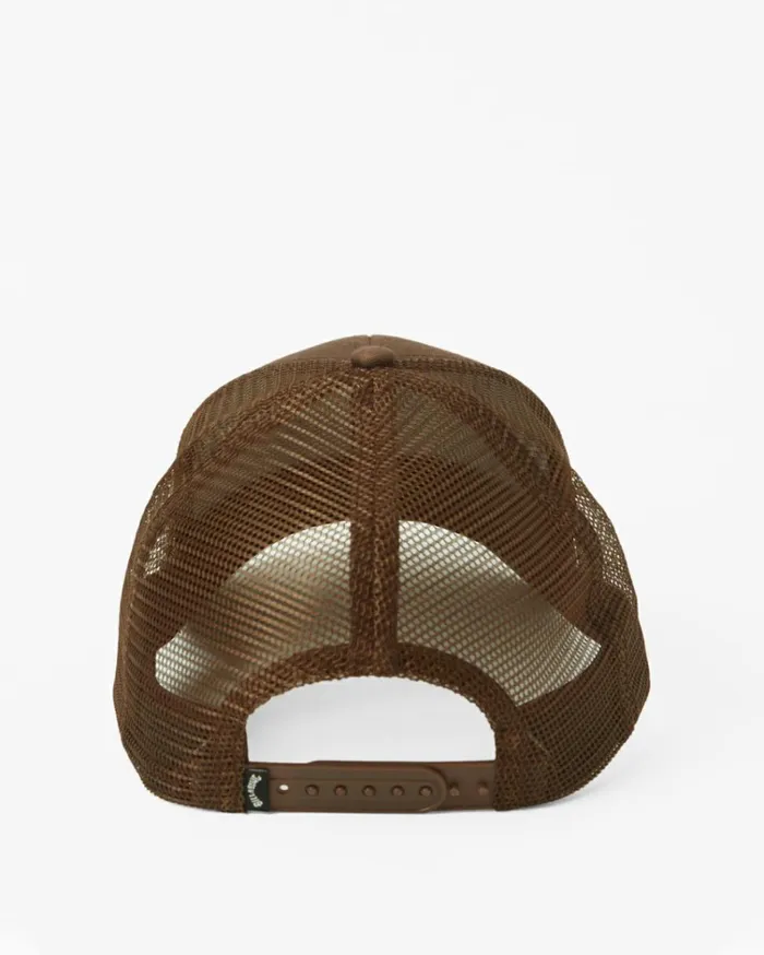 Walled Trucker Hat Mocha Men Billabong Hats