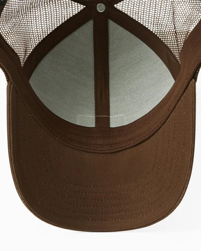 Walled Trucker Hat Mocha Men Billabong Hats