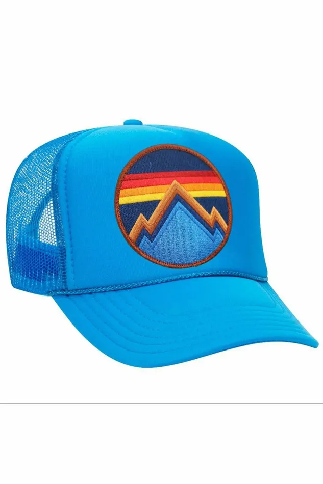 Women ALL SEASONS CIRCLE TRUCKER HAT Aviator Nation TruckerHats Women ALL SEASONS CIRCLE TRUCKER HAT Aviator Nation TruckerHats