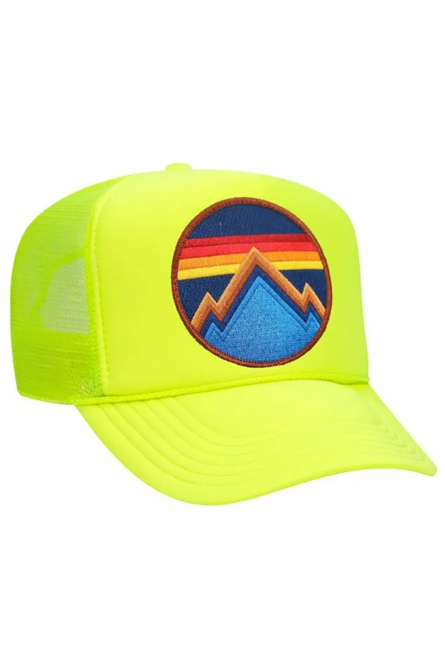 Women ALL SEASONS CIRCLE TRUCKER HAT Aviator Nation TruckerHats Women ALL SEASONS CIRCLE TRUCKER HAT Aviator Nation TruckerHats