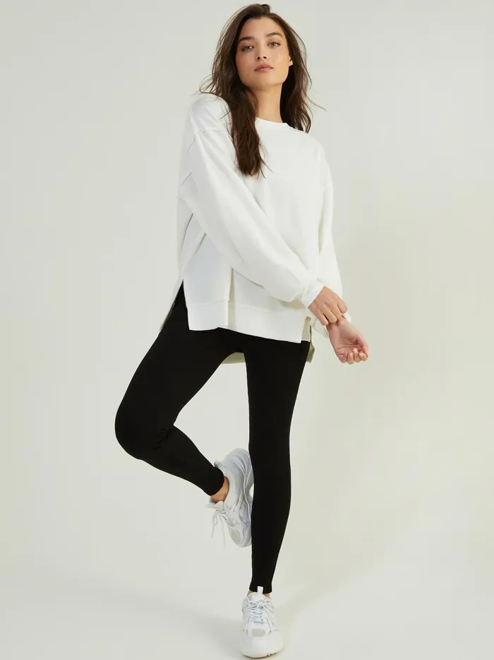 Women Altar039d State Activewear Leisure Fleece Top Cream