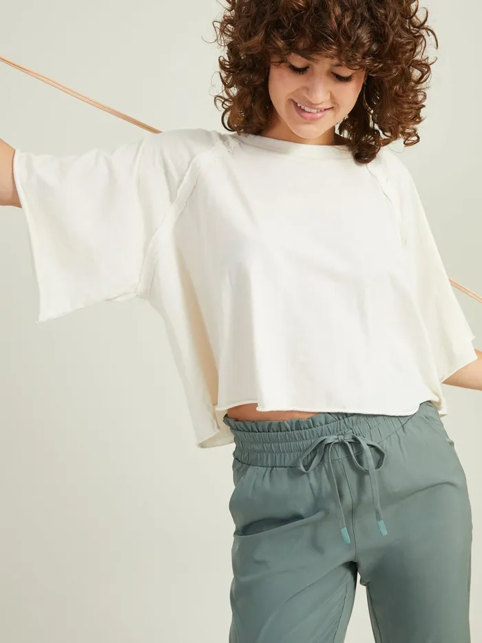 Women Altar039d State Activewear Move With It Cropped Tee Jetstream