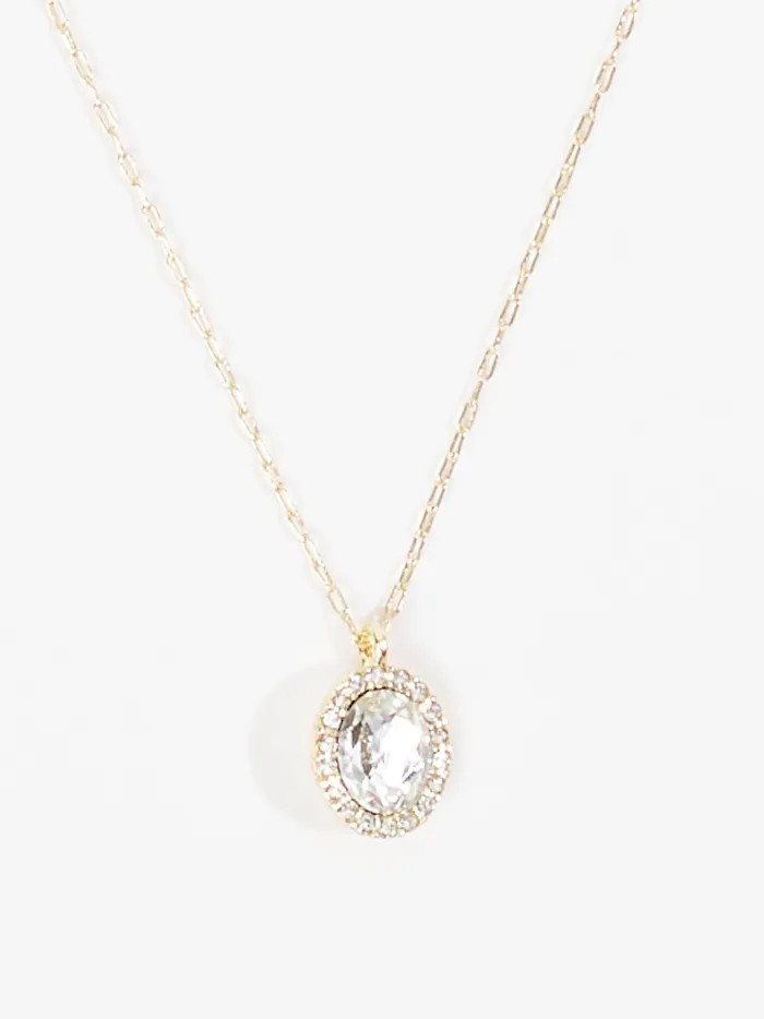 Women Altar039d State Jewelry Rhinestone Charm Necklace Gold