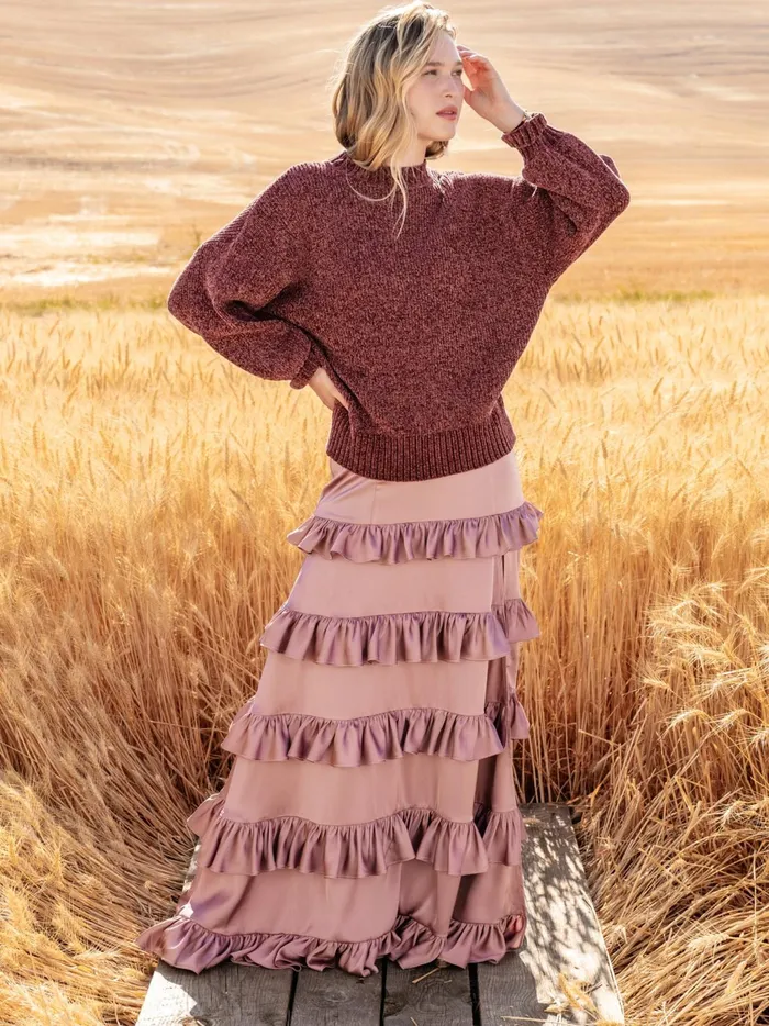 Women Altar039d State Sweaters Riley Tunic Sweater Dustyplum
