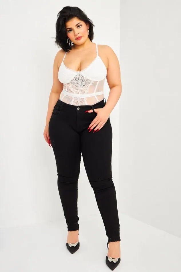 Women Body Noir En Dentelle Transparente White Brentiny Paris See Everything Women Body Noir En Dentelle Transparente White Brentiny Paris See Everything