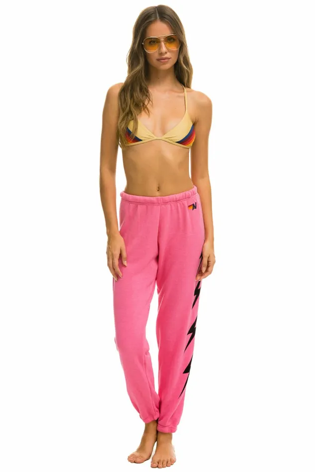 Women BOLT 4 SWEATPANTS 8211 PARIS PINK Aviator Nation Sweatpants Women BOLT 4 SWEATPANTS 8211 PARIS PINK Aviator Nation Sweatpants