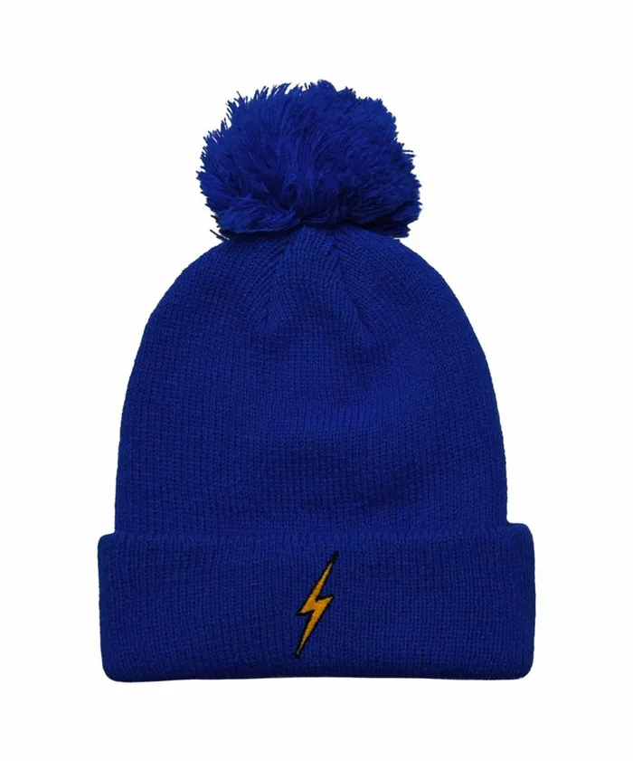 Women BOLT POM POM RIB BEANIE Aviator Nation Beanies
