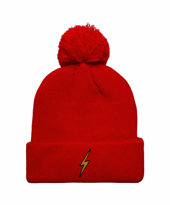 Women BOLT POM POM RIB BEANIE Aviator Nation Beanies