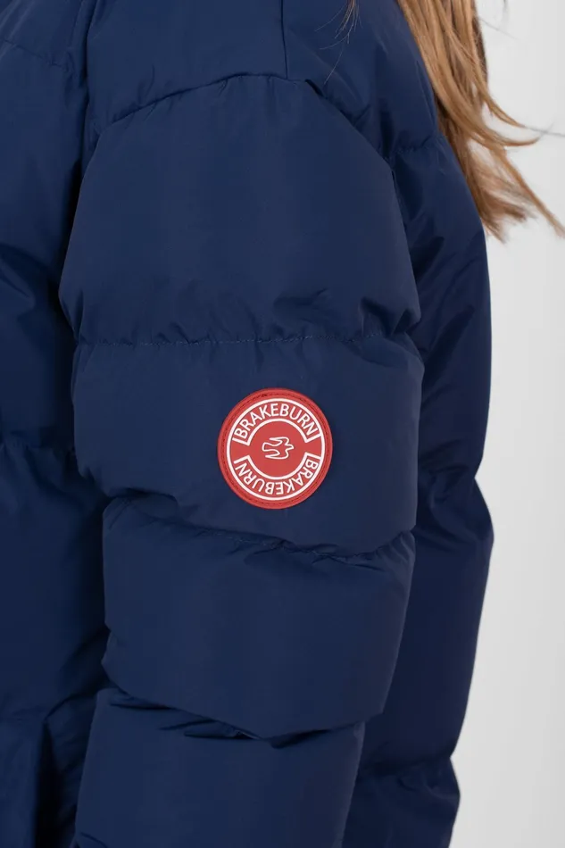 Women Brakeburn Coats And Jackets Navy Weatherall Puffer Jacket