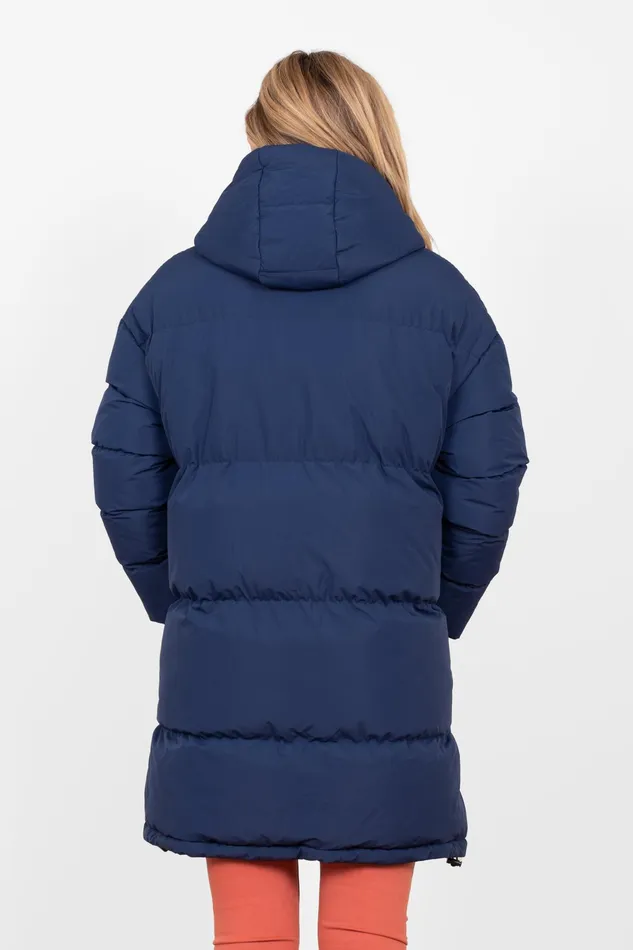 Women Brakeburn Coats And Jackets Navy Weatherall Puffer Jacket