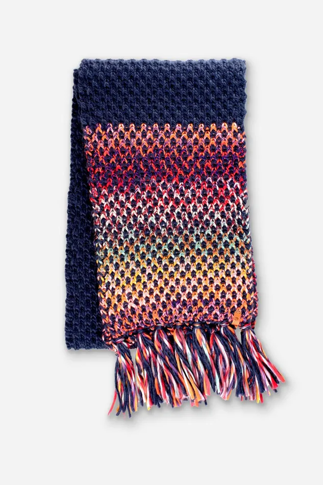 Women Brakeburn Scarves Multicolour Chunky Space Dye Scarf