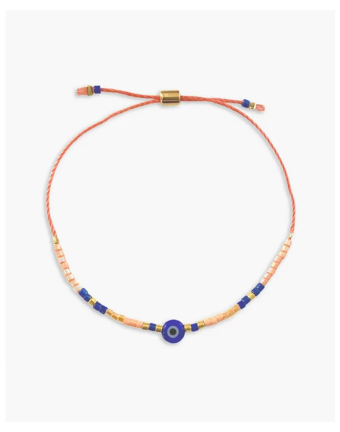 Women Cast Of Stones Evil Eye Bracelet Coral Madewell Bracelets Women Cast Of Stones Evil Eye Bracelet Coral Madewell Bracelets