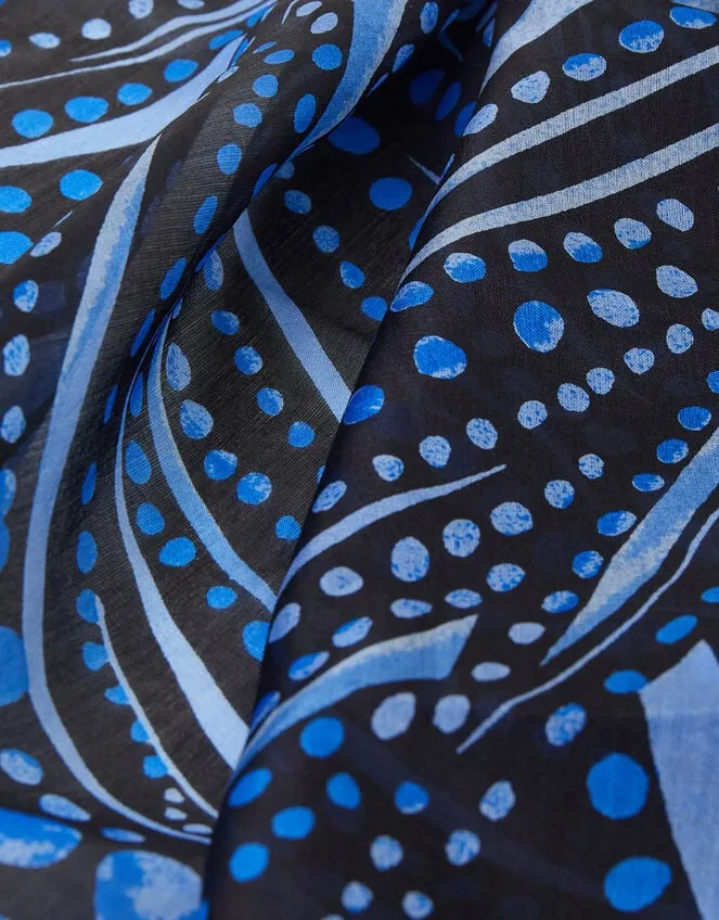 Women Dora Spot Silk Scarf Monsoon Scarves
