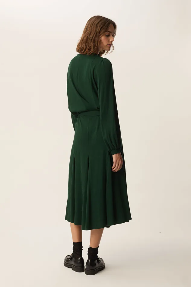 Women Dress Rafalia Epicea Robe Viscose Verte Des Petits Hauts Dresses and Skirts