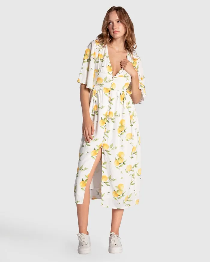 Women Dresses Belle and Bloom Crazy Love Button Up Dress 8211 Orchard