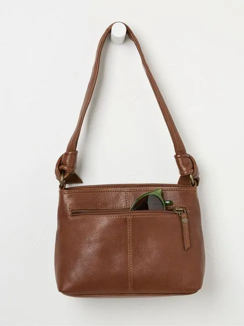 Women Fatface Bags and Wallets Claudia Brown Woven Shoulder Bag Women Fatface Bags and Wallets Claudia Brown Woven Shoulder Bag