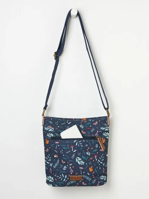 Women Fatface Bags and Wallets Janie Blue Crossbody Bag