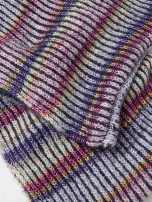 Women Fatface Scarves Navy Spacedye Snood Women Fatface Scarves Navy Spacedye Snood