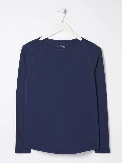 Women Fatface Tops and TShirts Bree Blue TShirt