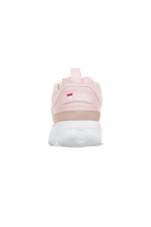 Women Fila Disruptor Mesh Low Woman Chalk Pink Brentiny Paris Sneakers