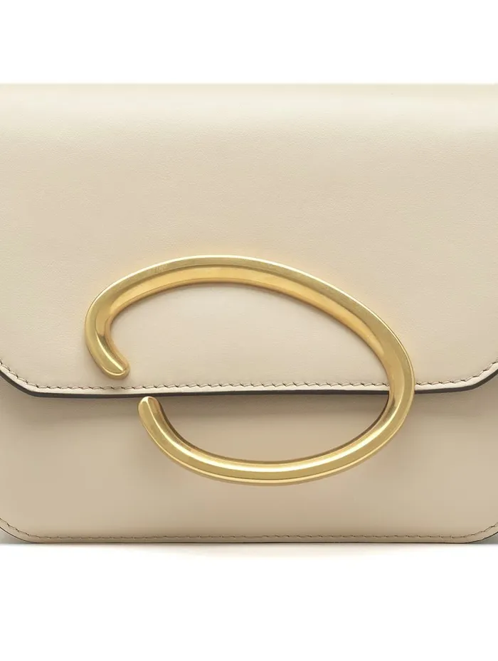 Women Handbags Oscar De La Renta Oath Shoulder Bag Almondgold