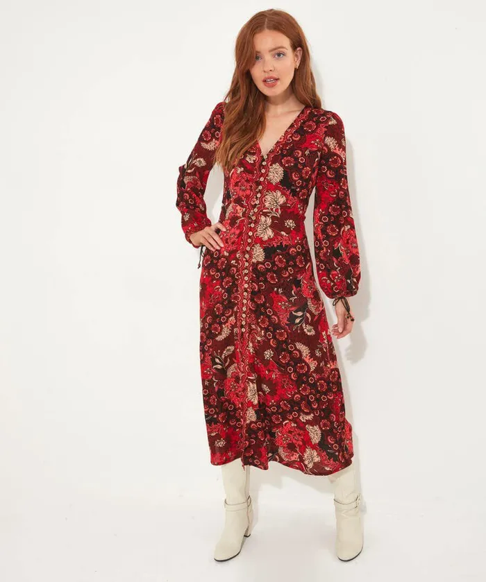 Women Joe Browns Evie Boho Dress Red