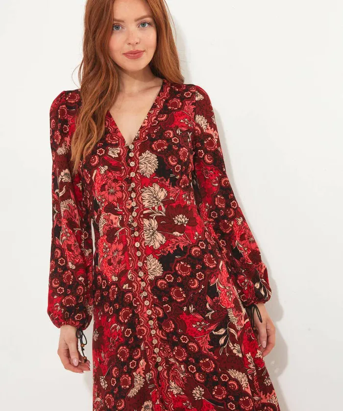 Women Joe Browns Evie Boho Dress Red