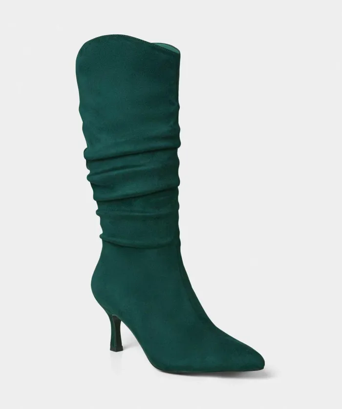 Women Joe Browns Storyville Slouchy Boots Dark Green Women Joe Browns Storyville Slouchy Boots Dark Green