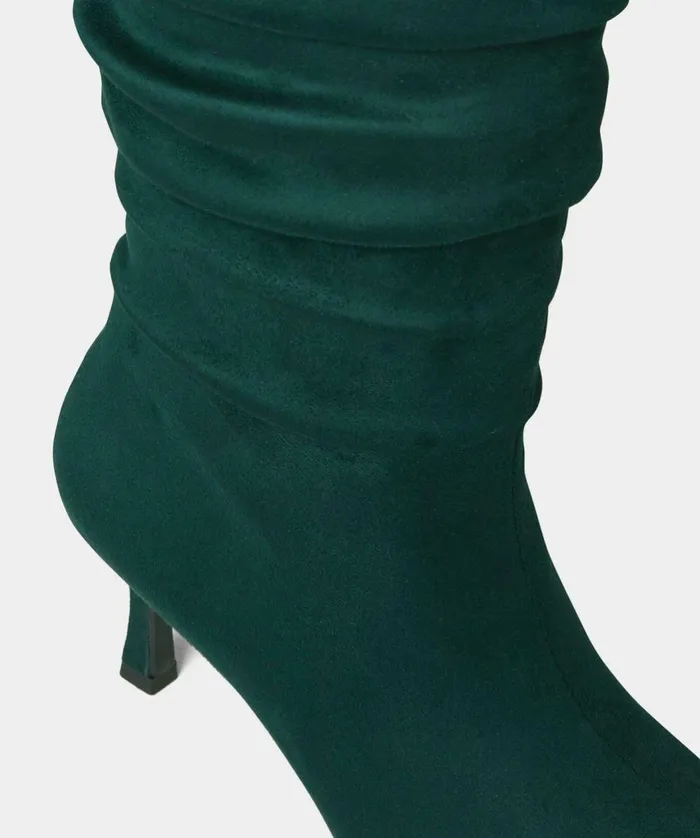 Women Joe Browns Storyville Slouchy Boots Dark Green Women Joe Browns Storyville Slouchy Boots Dark Green