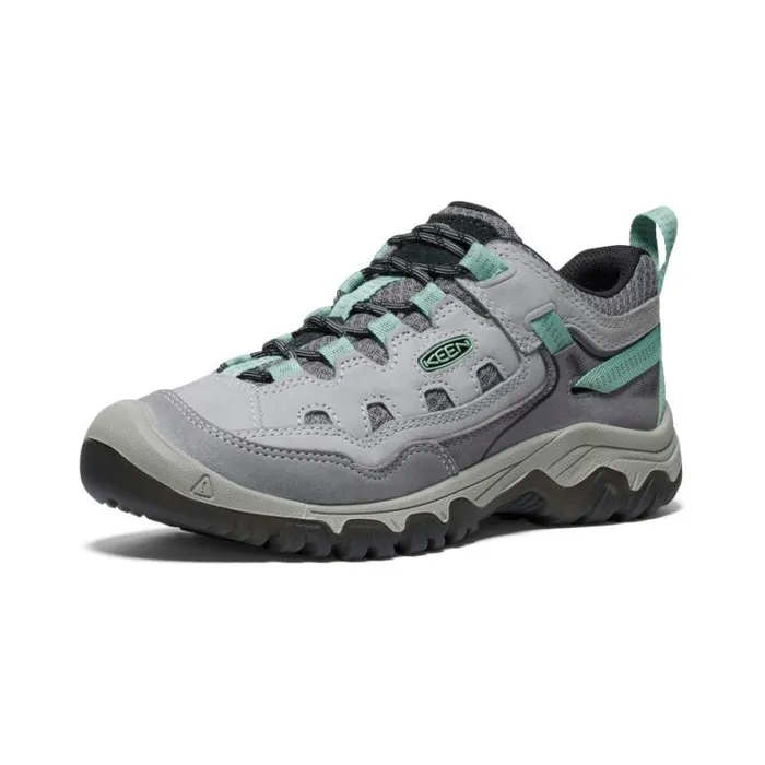 Women KEEN Shoes Targhee IV Vent AlloyGranite Green Leather Hiking Shoe Women KEEN Shoes Targhee IV Vent AlloyGranite Green Leather Hiking Shoe