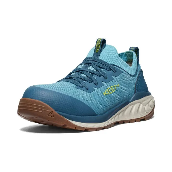Women KEEN Work Boots and Shoes Arvada Shift CarbonFiber Toe Reef WatersLegion Blue Work Slipon Women KEEN Work Boots and Shoes Arvada Shift CarbonFiber Toe Reef WatersLegion Blue Work Slipon