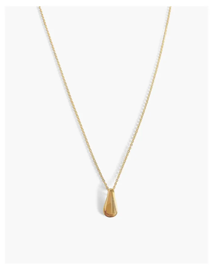 Women Kinn 14k Gold Teardrop 20034 Necklace Gold Madewell Fine Jewelry