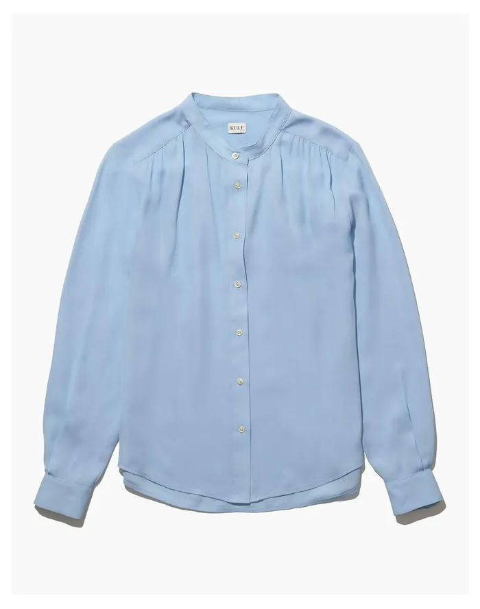 Women Kule The Silk McGraw Blue Madewell Tops and Shirts Women Kule The Silk McGraw Blue Madewell Tops and Shirts