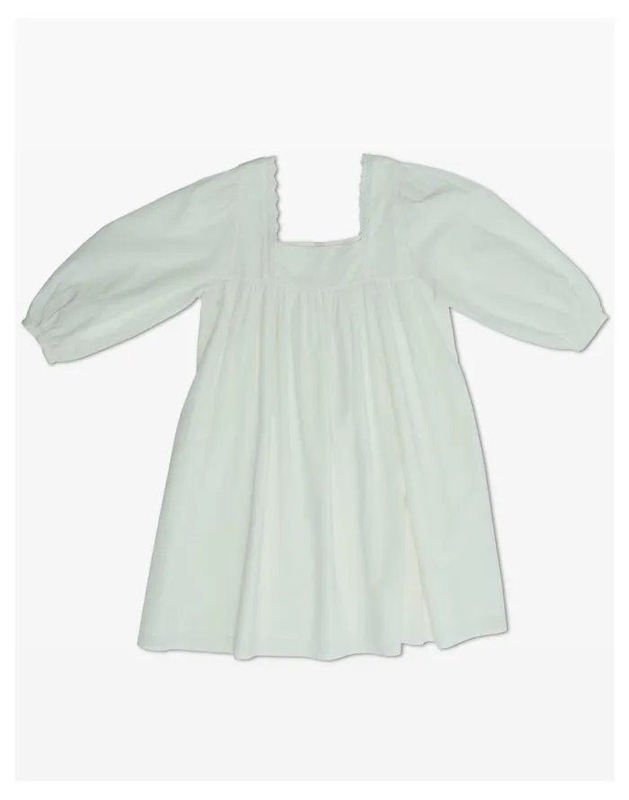 Women LAUDE The Label Square Neck Dress Ivory White Madewell Dresses