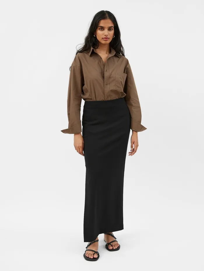 Women Matteau 8211 Relaxed Shirt In Olive The UNDONE Maternity